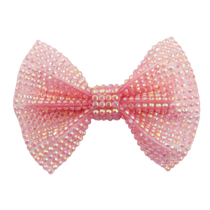 Boutique Pink Gem Bow Hairclip