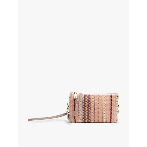 The Riley Embroidered Clutch/Crossbody Bag