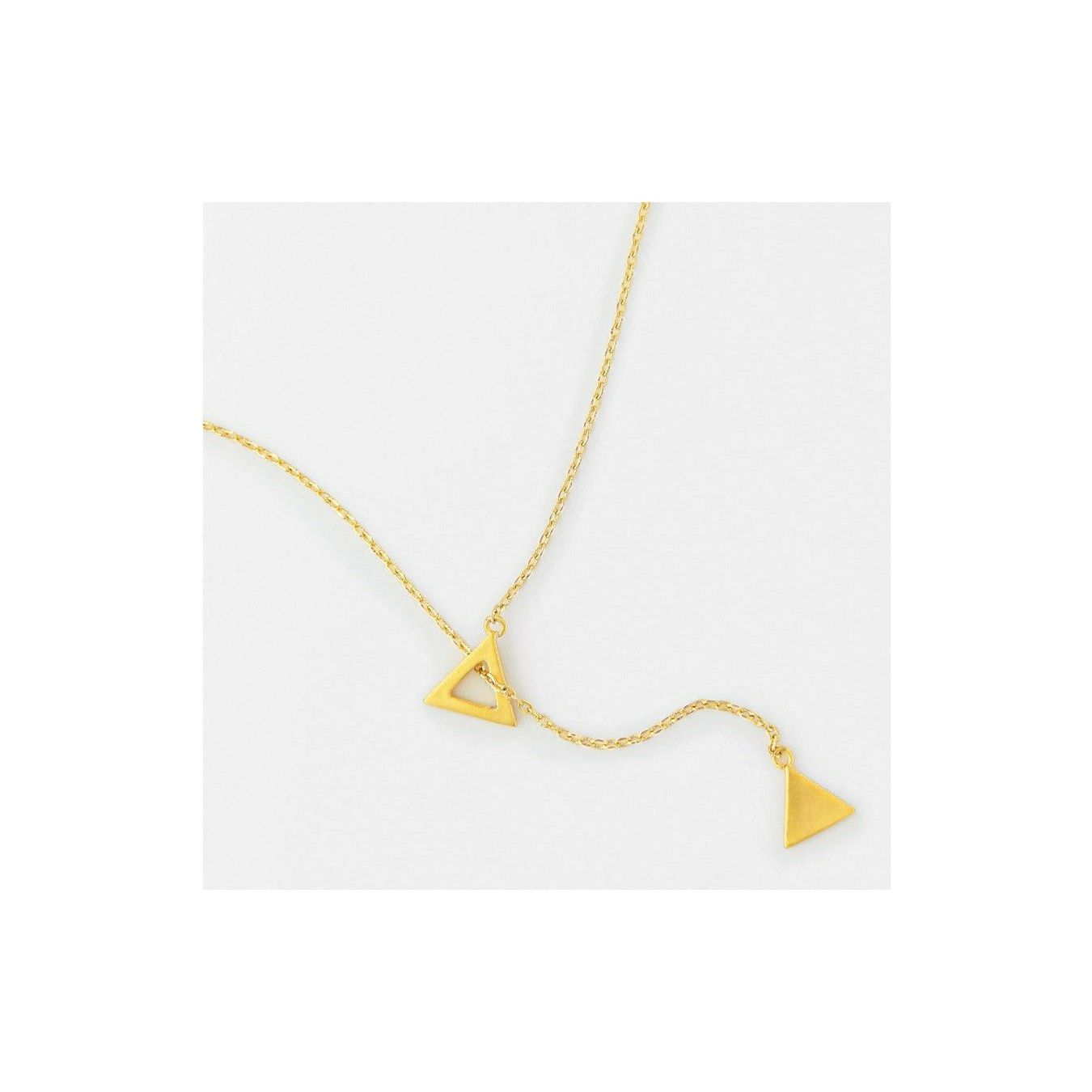 Tassel Triangle Necklace