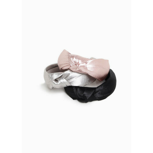 Shiny Satin Knotted Headband