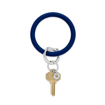 The Big O® Silicone Key Ring in Midnight Navy