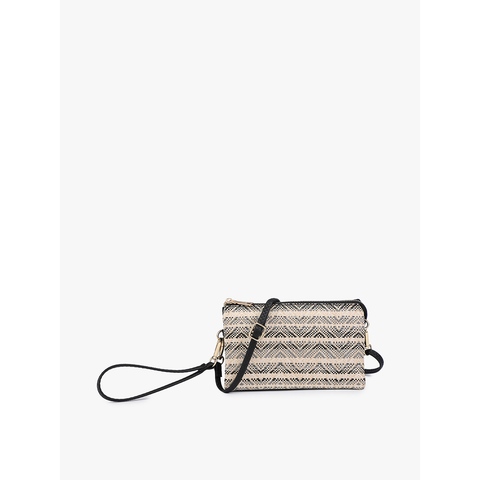 The Riley Straw Woven Clutch/Crossbody Bag