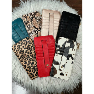 Saige Wallet available in a variety of colors and patterns.