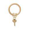 The Big O® Silicone Key Ring in Solid Gold Rush
