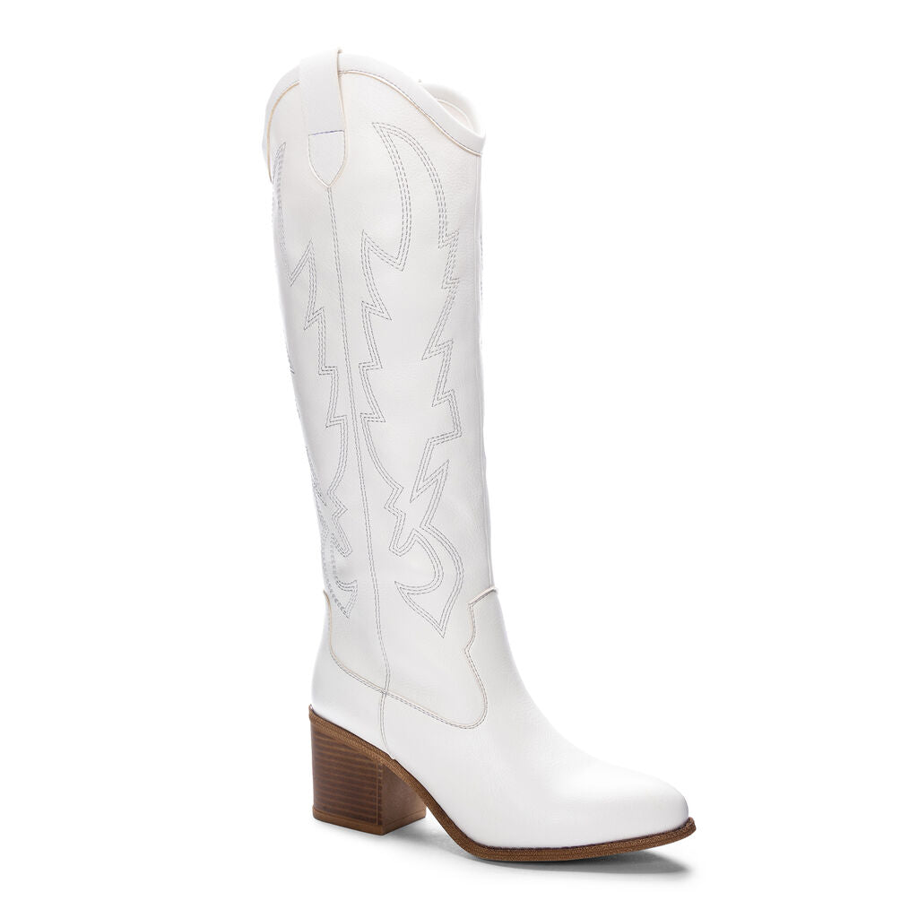 Upwind Cowgirl Boot in White