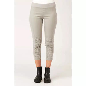 jetter skinny legged pant in grey front view
