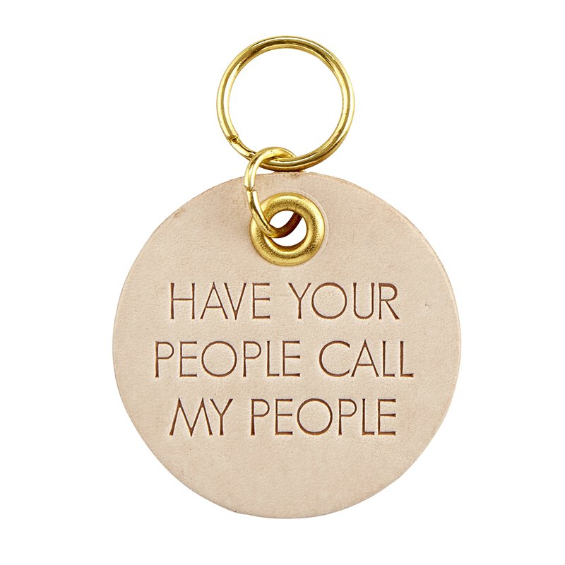 Leather Pet Tags : Call My People
