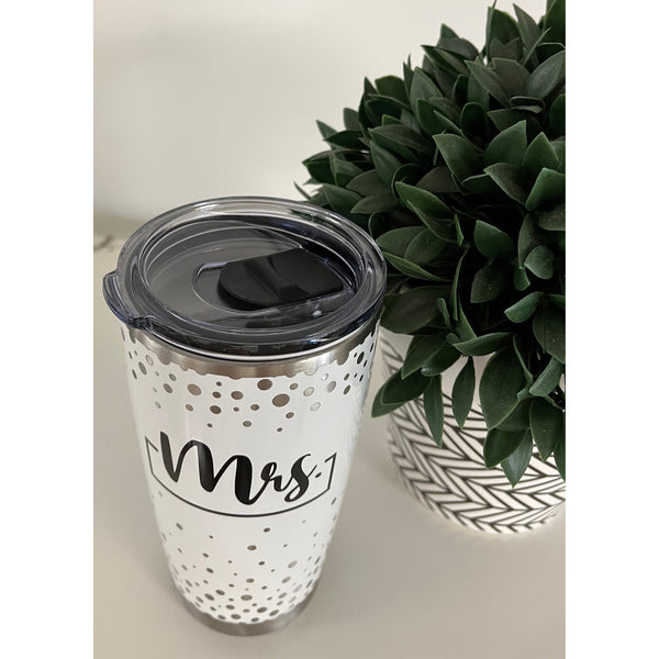 Sliding Lid of "Mrs." 20 oz Tumbler