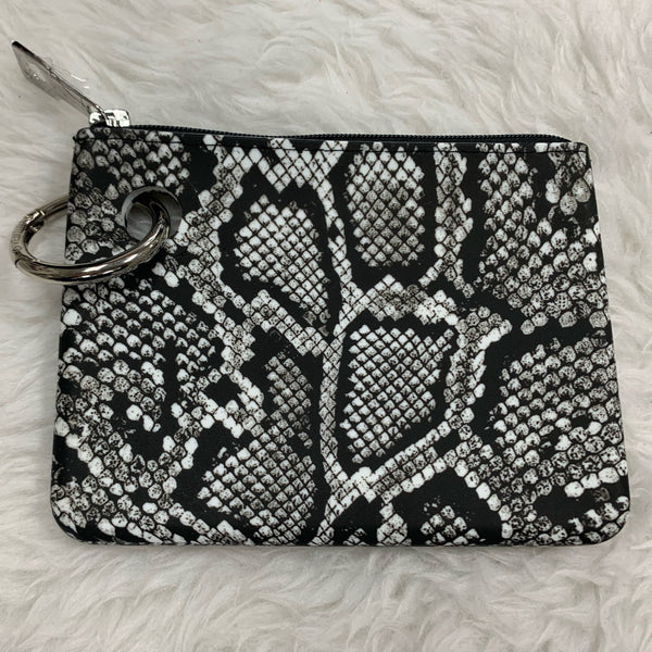 Mini Silicone Pouch in Snake Skin