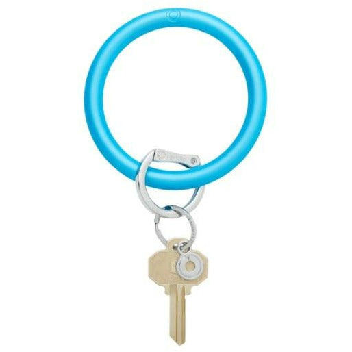 The Big O® Silicone Key Ring in Peacock