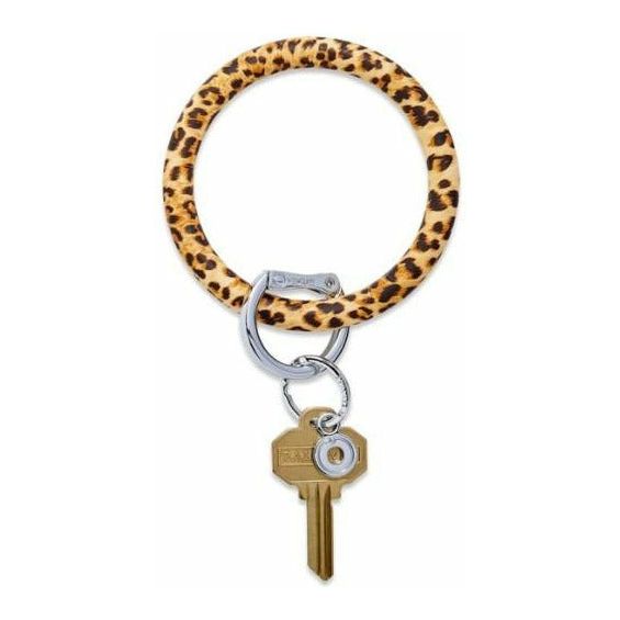 The Big O® Silicone Key Ring in Cheetah