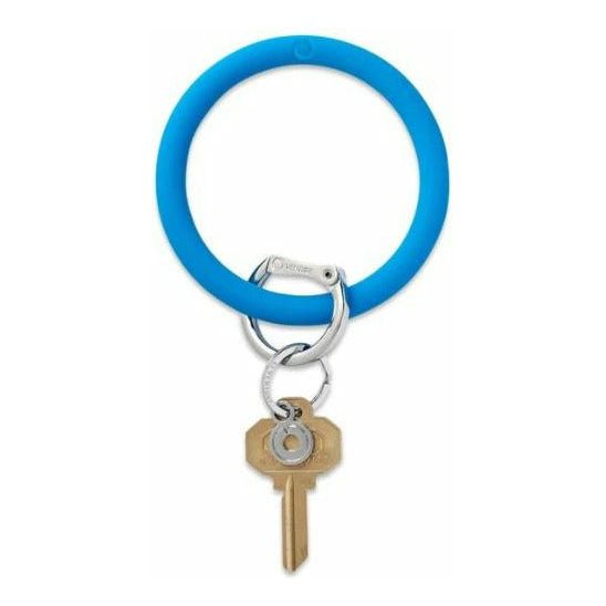 The Big O® Silicone Key Ring in Peacock