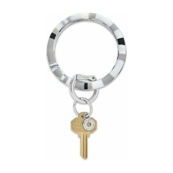 The Big O® Silicone Key Ring in Tuxedo Marble