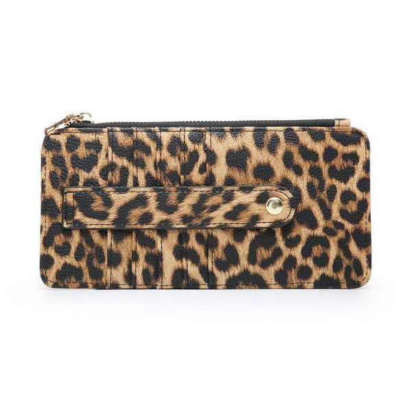 Saige Wallet in Leopard pattern.