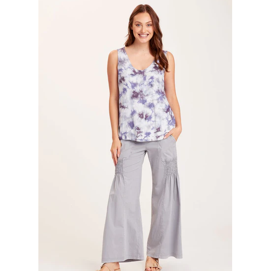 Sprightly Wide Leg Pants in Grey