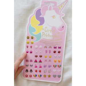 Unicorn Sticker Earring For Young Girls